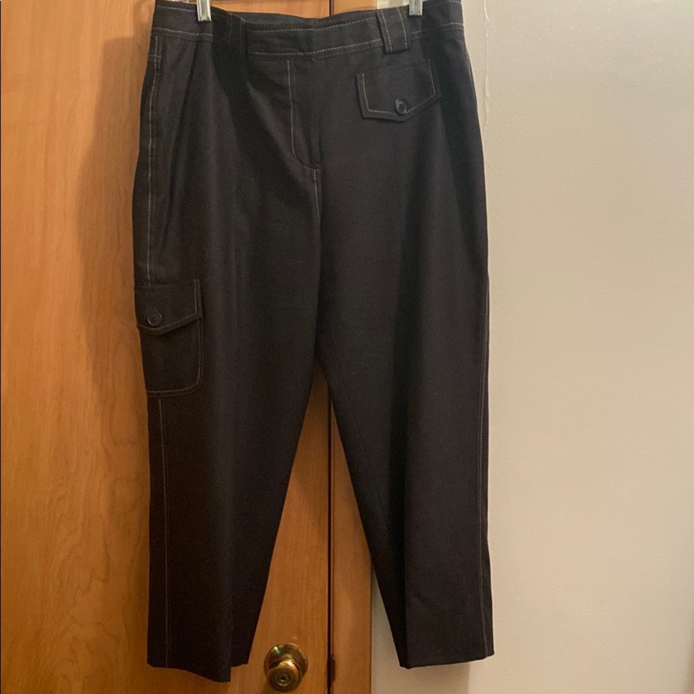 Black Wide Leg High-Waisted Pants